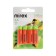Battery Mirex, Ni-Mh, AA, HR6-4BL, 1.2V, 1400 mAh, blister, 4 pcs.