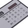 Calculator flat, 8-bit, silver case