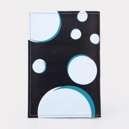 Cover for passport, black color-1
