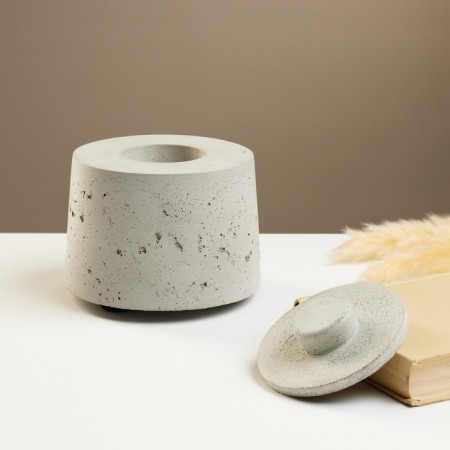 Biofamin desktop "cylinder" 14 x 11 cm, fuel and matches in the kit-1