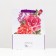 Laminated "colorful peonies" 26x32x12 package