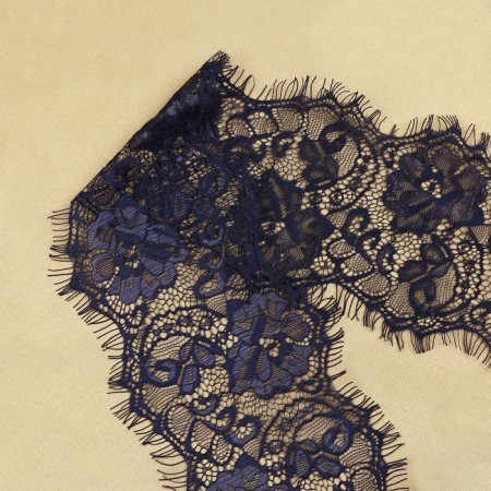 Lace cilia, 105 mm × 9 ± 0.5 m, in Bobin 3 pcs 3 m, the color is blue-1