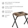 Folding country chair, brown camouflage