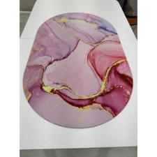 Mar moisturizing “Sponge” 50x80 cm, quartz drawing, oval