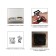 Watching interior clocks for the kitchen, 3D "Coffee time", sticker, large, D-120 cm