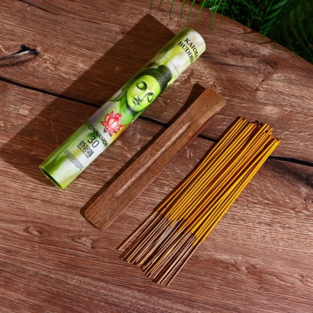 Incense "karma buddha" aroma fell (set of 30 pcs) with a stand, cinnamon