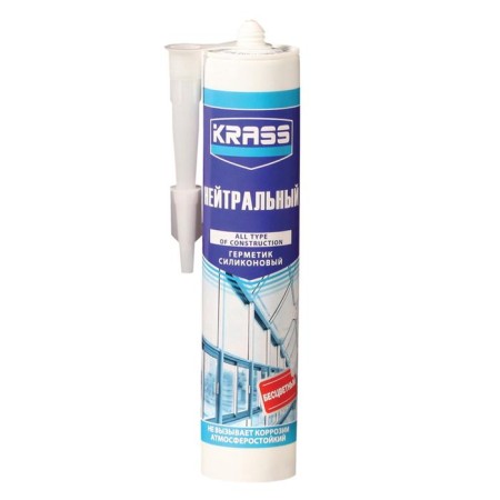 Sealant krass, silicone, neutral, transparent, 300 ml