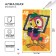 Diamond mosaic with partial filling for children "Parrot Kesha", 10 x 15 cm