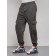 Joggers are sports male, size 50, gray color