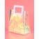 PVC gift package, iridist, white 20 x 18 x 10 cm