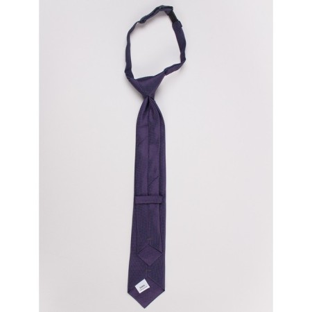 ISEE boys tie, purple color, blue-1