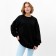 Jumper (sweatshirt) Women's Minaku: Casual Collection Black Color, Rr. 46