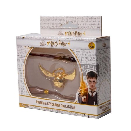 Set of metal key fobs "Harry Potter", 3 objects, mix-2