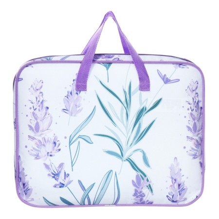 Folder with A4+handles, 360 x 290 x 70 mm, textile, Erichkrause Lavender 56973-2