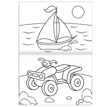 A set of coloring “for the smallest”, 4 pcs. 16 pp., A4 format-2
