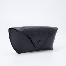 Case for glasses on the button, black color