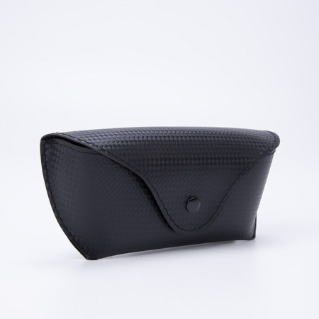 Case for glasses on the button, black color