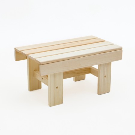 Wooden shop "Dobroparov" 60x30x30 cm, for a bathhouse