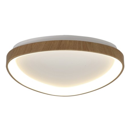 Ceiling light Mantra Niseko, LED, 3000LM, 2700-5000K, 611x605x63 mm, wood color