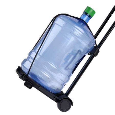 Folding cart for purchases and baggage, up to 30 kg, 250 × 330 × 445 (960) mm, plastic/aluminum-9