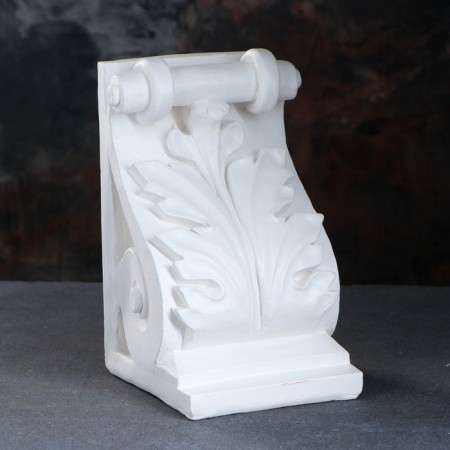 Book holder for books "Abstraction", 25cm, white-1