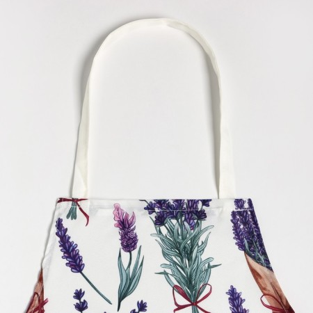 Apron Ethel "Lavender" 60 x80cm, 100% p/e-1