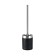 STONE toilet brush for toilet, black color