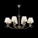 Chandelier Alessandra 8x40W E14 bronze