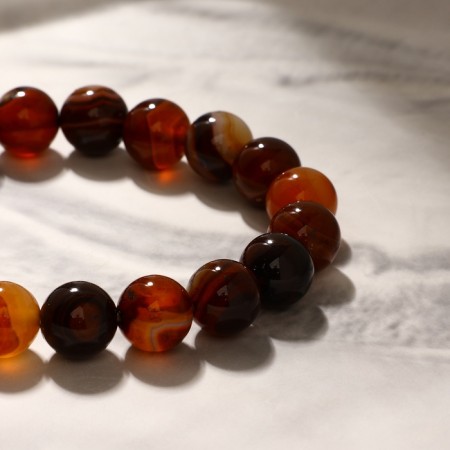 Bracelet Shar No. 10 “Agat Brown”-1