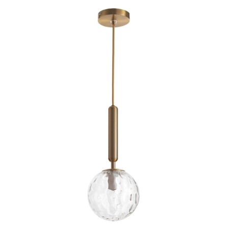 Bayerlux lamp "Javier" E14 40W gold-pro-transparent 15x15x35-185 cm