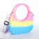Bag's bag with lightning, colorful color