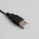 Garland "thread" 5 m Rosa, IP20, black thread, 50 LED, glow of multi, USB