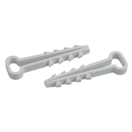 Dowel clamp era DXP-5-8-W-10 for a flat cable 5-8 mm white