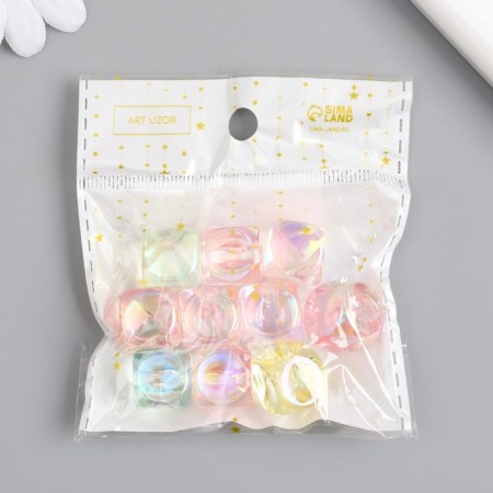 Busina for creativity plastic "Gadchka" mix 1.5x1.5x1.5 cm-3