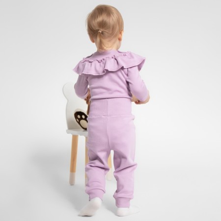 Children's pants minku, lilac color, height 86-92 cm-2