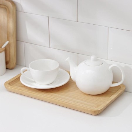 District for serving the share Striata, 32 × 18 × 2 cm, bamboo