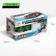 Metal machine "coupe", 1:24, doors, hood, trunk, inertia, green color are opened