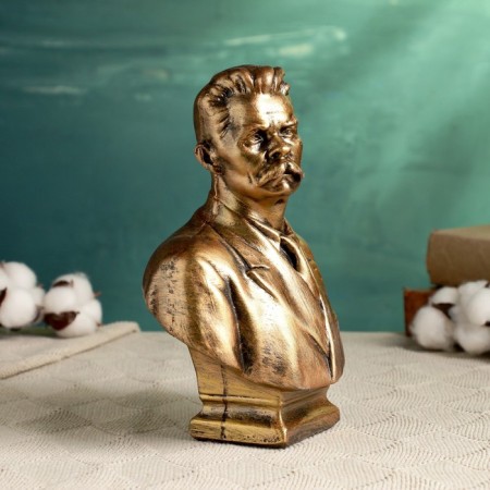Bust Gorky M., Bronze 16x21cm-1