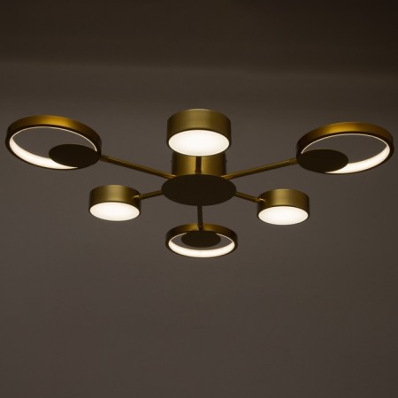 Causteen with PDU 2301/6GD LED 120W 3000-6000K gold 75x75x8 cm Bayerlux-2