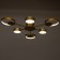 Causteen with PDU 2301/6GD LED 120W 3000-6000K gold 75x75x8 cm Bayerlux