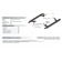Premium-Black threshold threshold Rival, Great Wall Hover H3 2010-2016, with fasteners, A173LB.2001.4