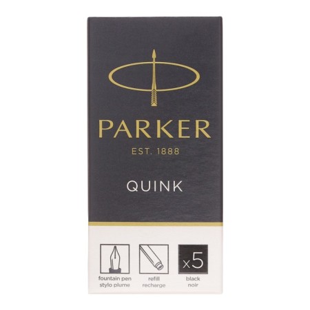 A set of cartridges for Parker Z11, 5 pieces, black ink-2