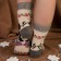 Women's socks, gray color, size 25