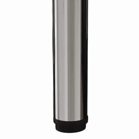 Jazz table, 700x1100/1500chn770, oak craft white/chrome-5