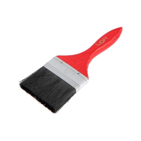 Brush flat scrap, mixed bristles, wooden handle, 3 ", 75 mm