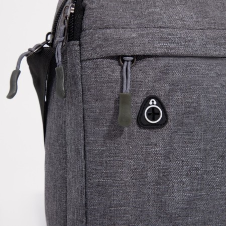 Male bag, gray color-2