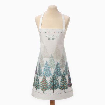 Apron Ethel "Fairytale Forest" 60x70 cm, 100% cotton, sarzha 190 g/m2-1