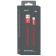 PERO DC -02, Lightning cable - USB, 2 A, 1 m, fabric braid, red