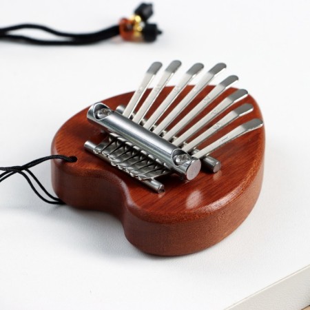 Kalim "heart" Music Life, 8 reeds, 7 x 5 x 1.8 cm, tree-2