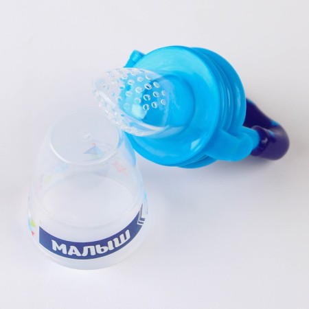 Nibbler "Baby" with a silicone mesh, the color is blue-5